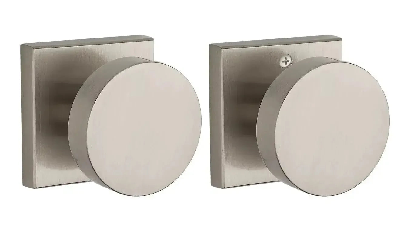 Baldwin ReserveBaldwin Contemporary Knob with Contemporary Square Rosette in 
