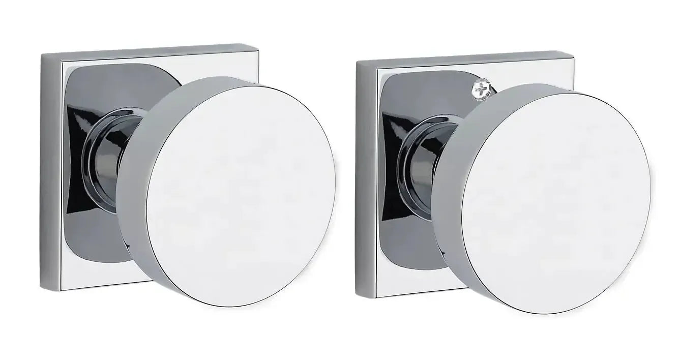 Baldwin ReserveBaldwin Contemporary Knob with Contemporary Square Rosette in 