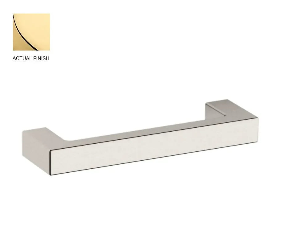 The Baldwin Estate Contemporary Pull in Unlacquered Brass finish.