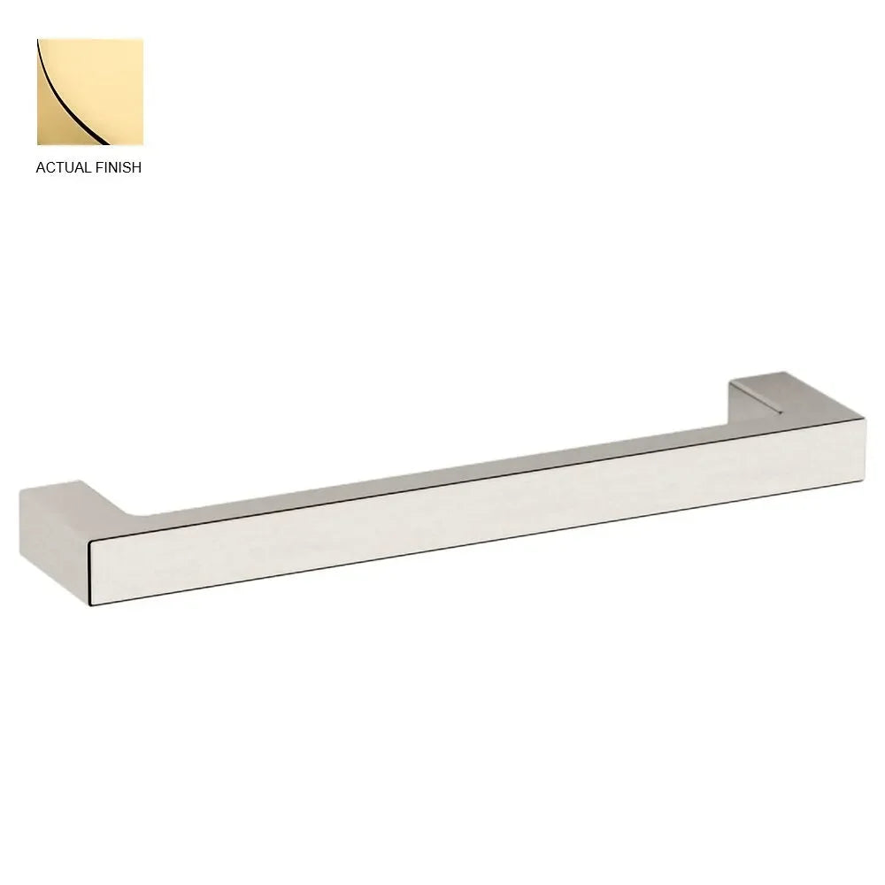 The Baldwin Estate Contemporary Pull in Unlacquered Brass finish.