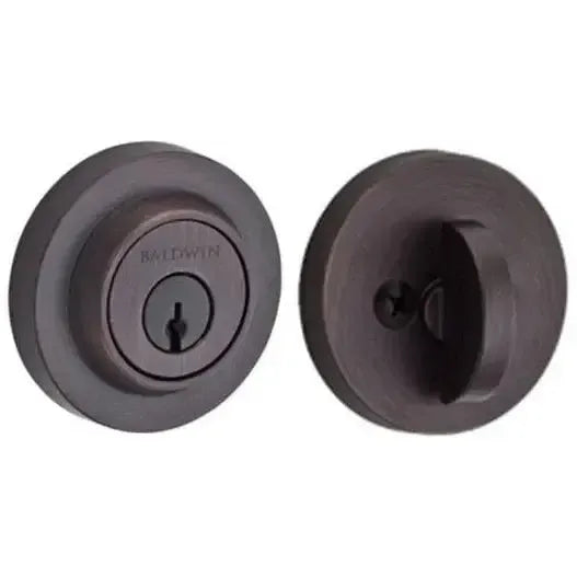 Baldwin ReserveBaldwin Contemporary Round Deadbolt in 