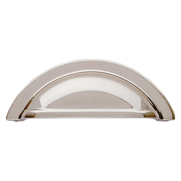Baldwin Cup Pull 4" in Lifetime Polished Nickel finish