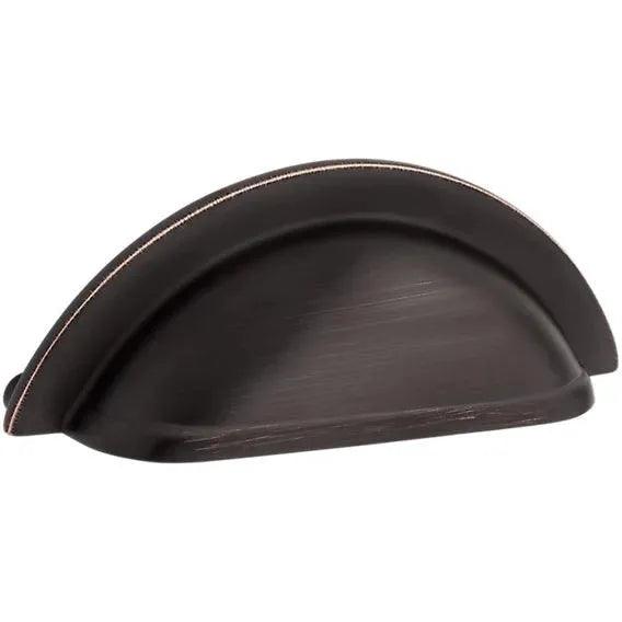 Baldwin Estate Cup Pull 4" in Venetian Bronze finish