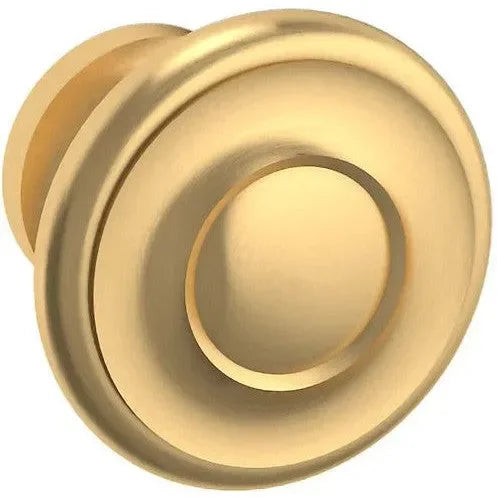 Baldwin Estate Dominion Knob 1.25" in Lifetime Satin Brass finish