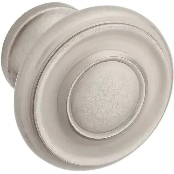 Baldwin Estate Dominion Knob 1.25" in Satin Nickel finish