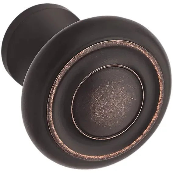 Baldwin Estate Dominion Knob 1" in Venetian Bronze finish