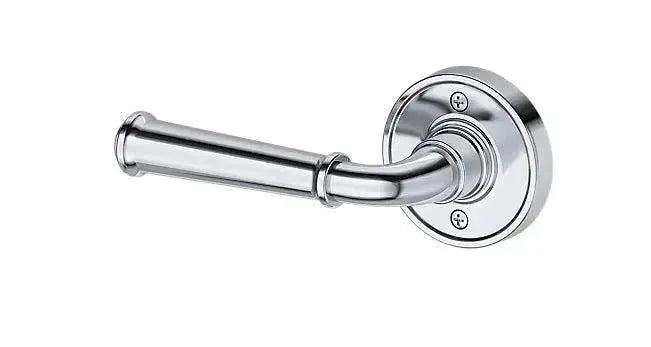 Baldwin Dunsmoor Lever with Recessed Round Rosette in Polished Chrome finish