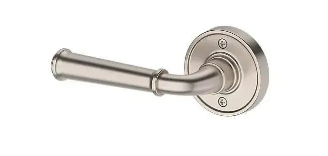 Baldwin Dunsmoor Lever with Recessed Round Rosette in Satin Nickel finish