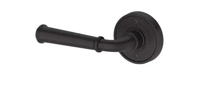 Baldwin Dunsmoor Lever with Recessed Round Rosette in Venetian Bronze finish