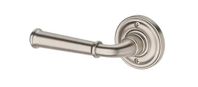 Baldwin Dunsmoor Lever with Traditional Round Rosette in Satin Nickel finish