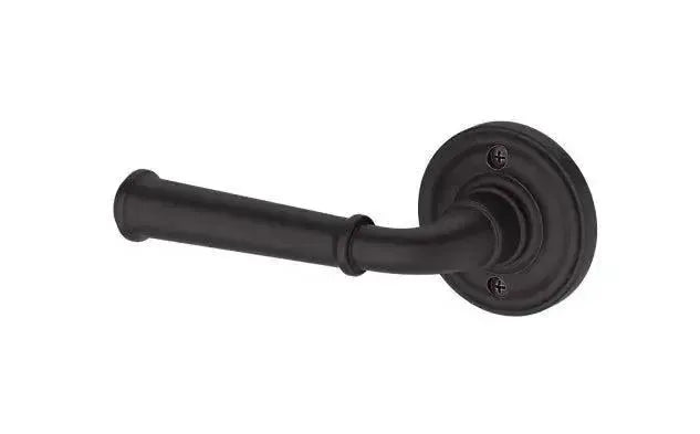 Baldwin Dunsmoor Lever with Traditional Round Rosette in Venetian Bronze finish