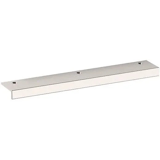 Baldwin Estate Edge Pull 6" in Lifetime Polished Nickel finish