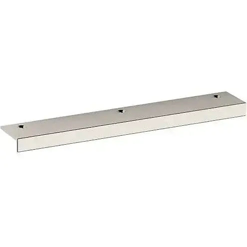 Baldwin Edge Pull in Satin Nickel finish