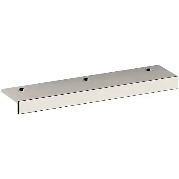 Baldwin Edge Pull in Satin Nickel finish