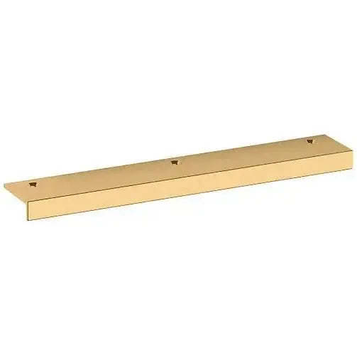 Baldwin Edge Pull in Unlacquered Brass finish