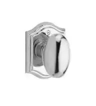 Baldwin ReserveBaldwin Ellipse Knob with Traditional Arch Rosette in 