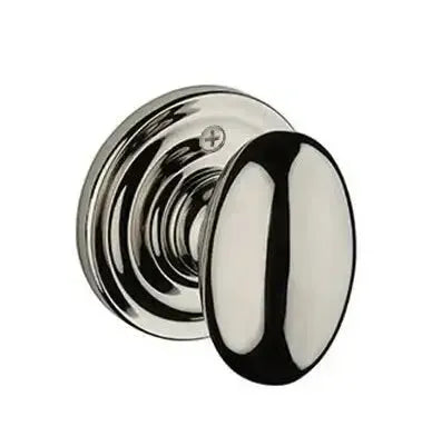 Baldwin ReserveBaldwin Ellipse Knob with Traditional Round Rosette in 