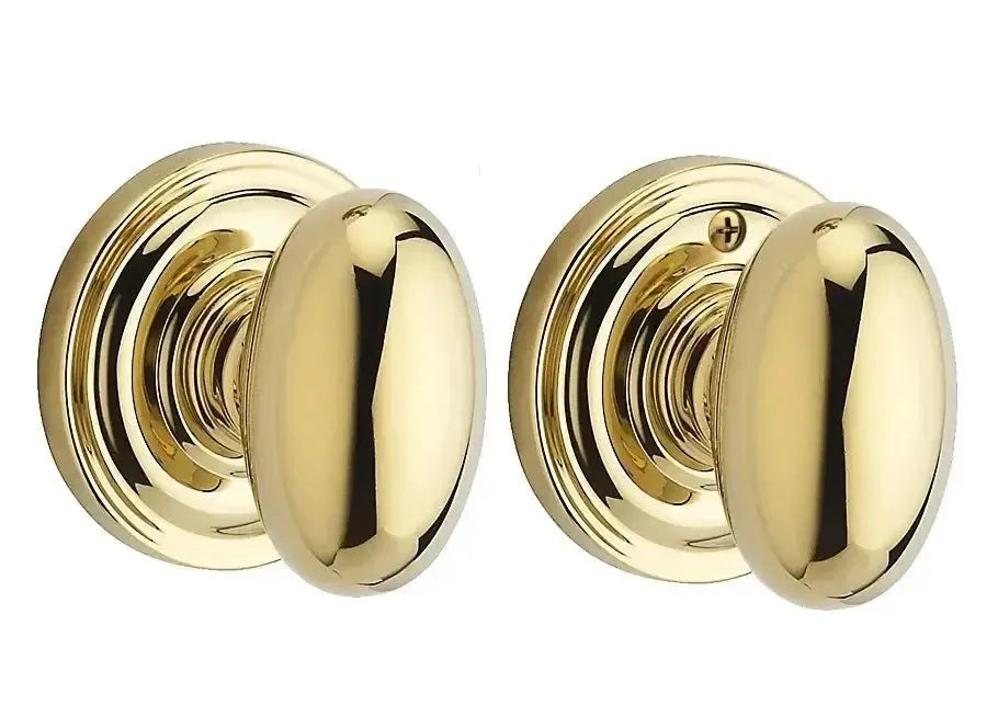 Baldwin ReserveBaldwin Ellipse Knob with Traditional Round Rosette in 