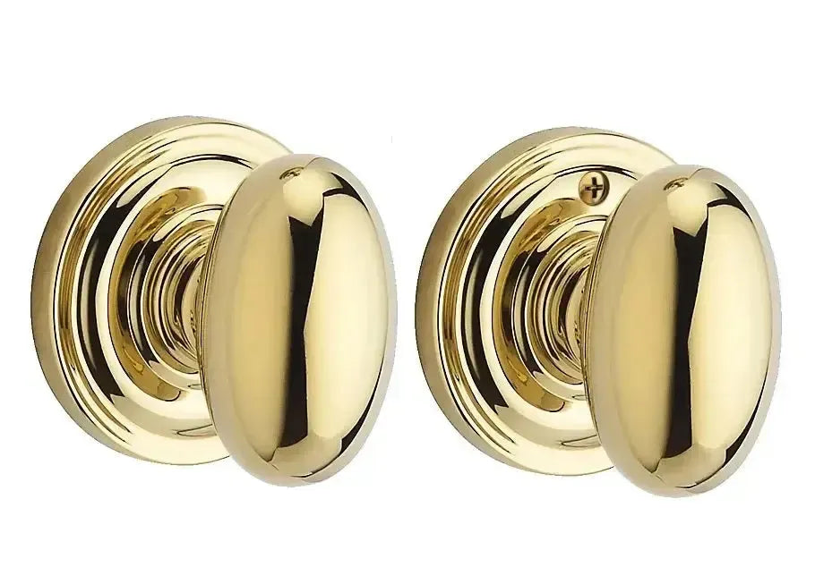Baldwin ReserveBaldwin Ellipse Knob with Traditional Round Rosette in 