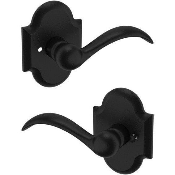 Baldwin Estate 5452V Privacy Lever with R030 Rosette in Distressed Oil Rubbed Bronze finish
