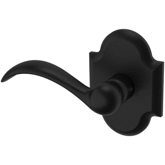Baldwin Estate 5452V Left Handed Half Dummy Lever with R030 Rosette in Distressed Oil Rubbed Bronze finish