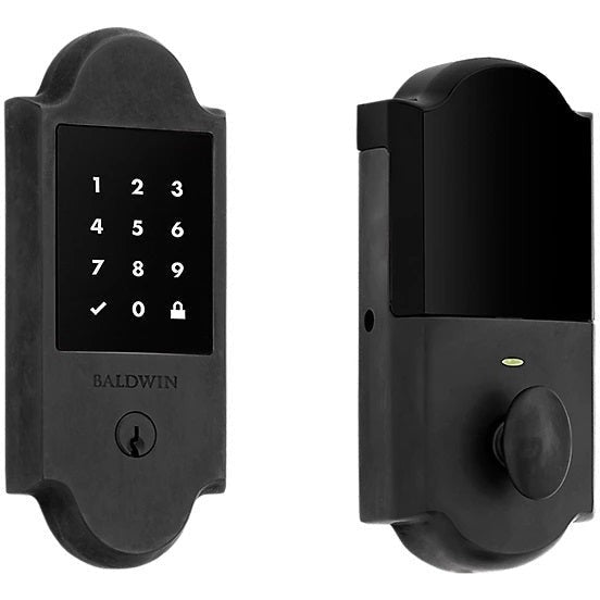 Baldwin Estate Boulder Touchscreen Z-Wave Deadbolt in Distressed Oil Rubbed Bronze finish