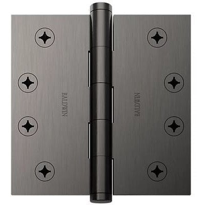 Baldwin Estate 1040 4" Square Corner Hinge in Graphite Nickel finish