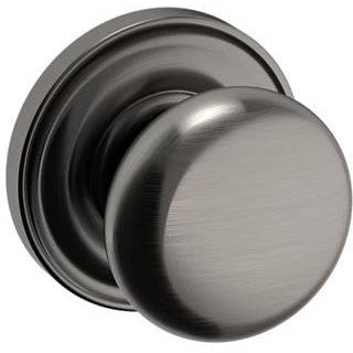 Baldwin Estate 5015 Half Dummy Knob with 5048 Rosette in Graphite NIckel finish