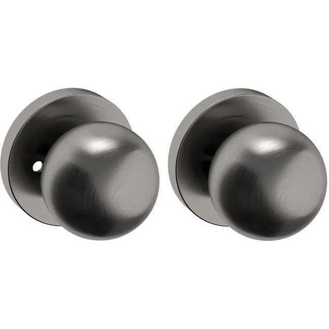 Baldwin Estate 5041 Privacy Knob with 5046 Rosette in Graphite Nickel finish