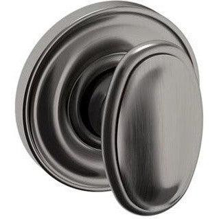 Baldwin Estate 5057 Half Dummy Knob with 5048 Rosette in Graphite Nickel finish