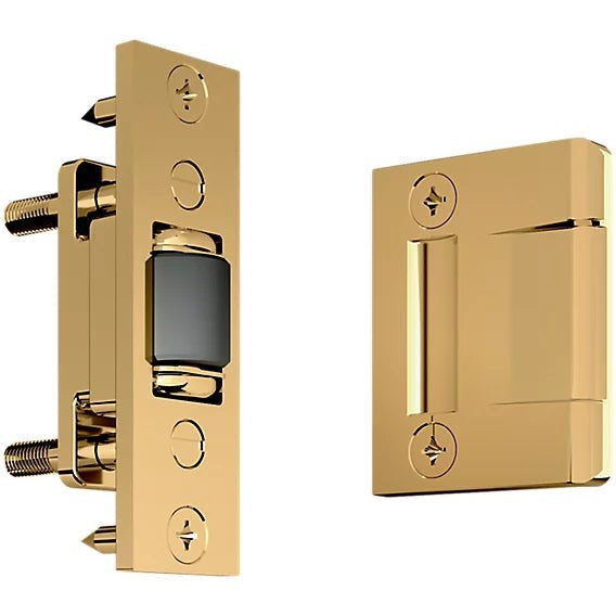 Baldwin Estate 0430 Roller Latch with Full Lip Strike in Lifetime Polished Brass finish