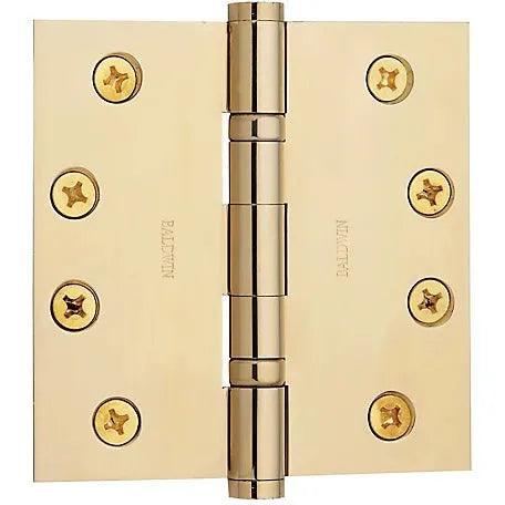 Baldwin Estate 1041 4" Ball Bearing Hinge in Lifetime Polished Brass finish