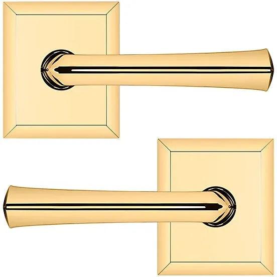 Baldwin Estate 5141 Full Dummy Lever with R033 in Lifetime Polished Brass finish