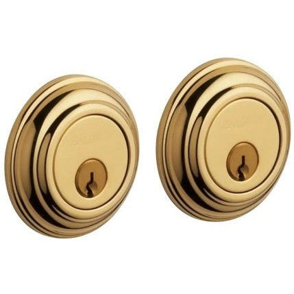 Baldwin Estate 8232 Traditional Double Cylinder Deadbolt in Lifetime Polished Brass finish