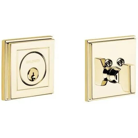 Baldwin Estate 8260 Hollywood Hills Deadbolt in Lifetime Polished Brass finish