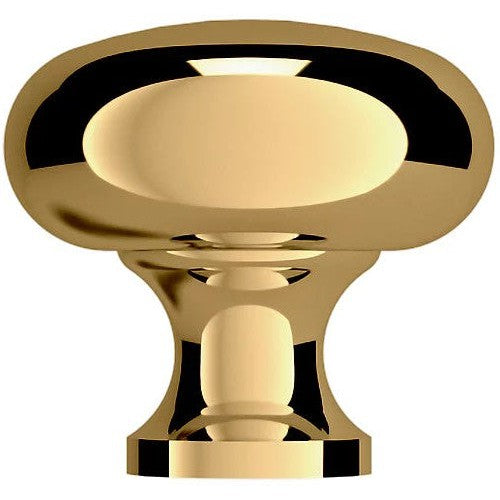 Baldwin Estate Classic Knob 1.25" in Lifetime Polished Brass finish