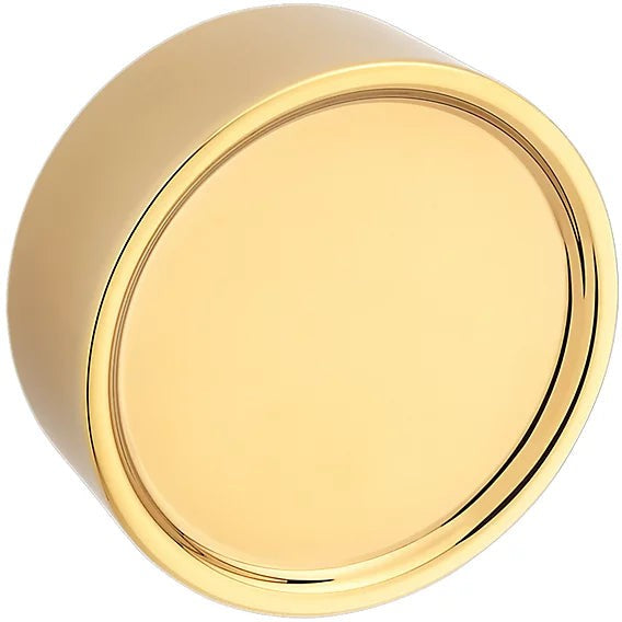 Baldwin Estate Hollywood Hills Knob 1.5" in Lifetime Polished Brass finish
