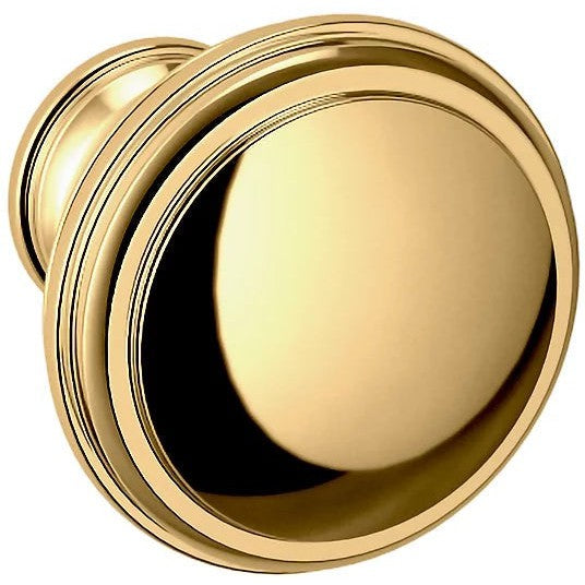 Baldwin Estate Severin Fayerman C Knob 1.32" in Lifetime Polished Brass finish