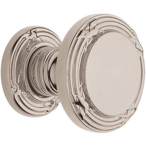 Baldwin Estate 5013 Half Dummy Knob with 5021 Rosette in Lifetime Polished Nickel finish