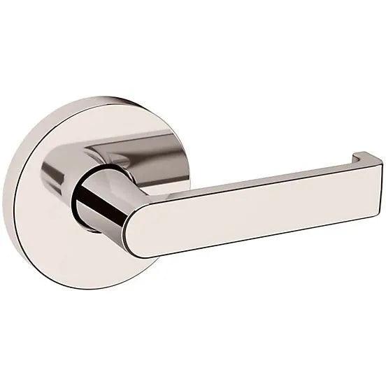 Baldwin Estate 5105 Right Handed Half Dummy Lever with 5046 Rosette in Lifetime Polished Nickel finish