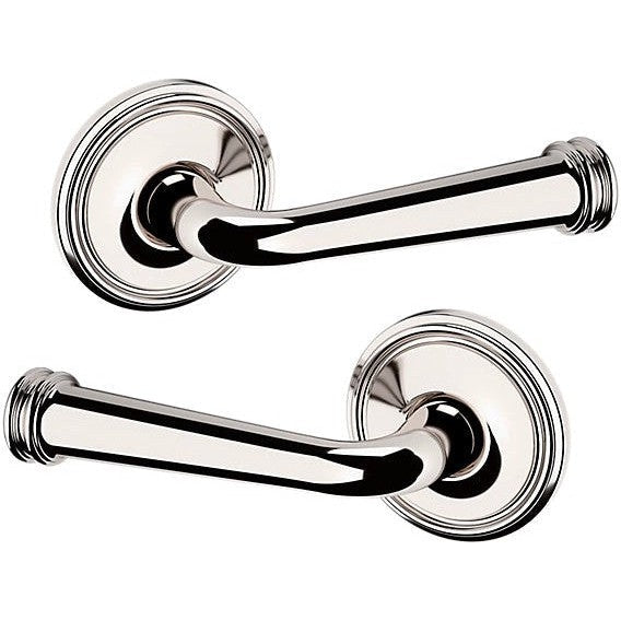 Baldwin Estate 5116 Full Dummy Lever with 5070 Rosette in Lifetime Polished Nickel finish