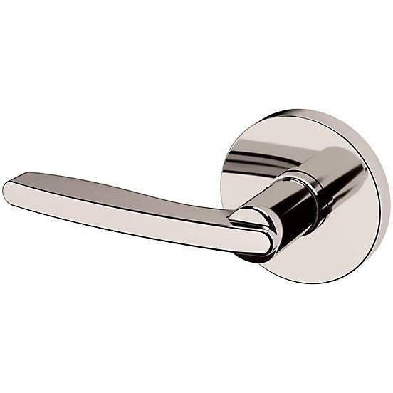 Baldwin Estate 5164 Left Handed Half Dummy Lever with 5046 Rosette in Lifetime Polished Nickel finish