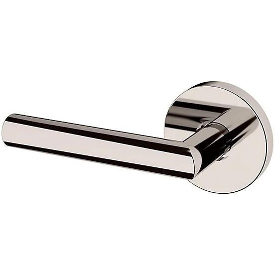 Baldwin Estate 5173 Left Handed Half Dummy Lever with 5046 Rosette in Lifetime Polished Nickel finish