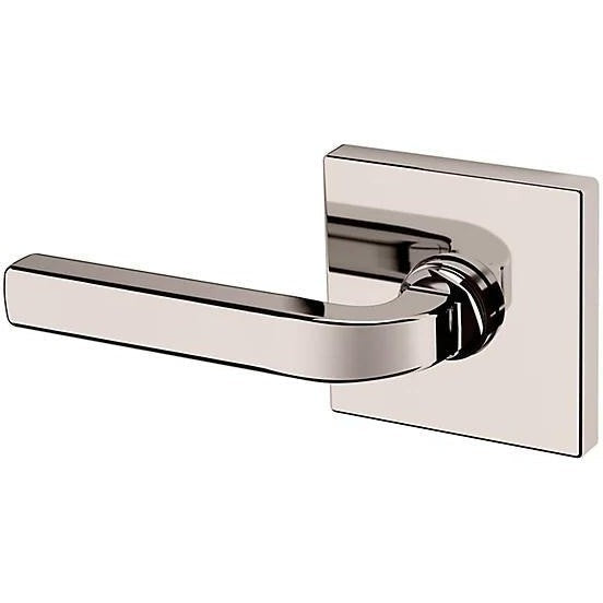 Baldwin Estate 5190 Left Handed Half Dummy Lever with R017 Rosette in Lifetime Polished Nickel finish