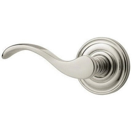 Baldwin Estate 5455V Left Handed Half Dummy Lever with 5048 Rosette in Lifetime Polished Nickel finish