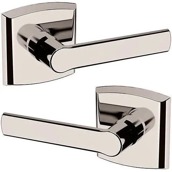 Baldwin Estate 5485V Full Dummy Lever with R026 Rosette in Lifetime Polished Nickel finish