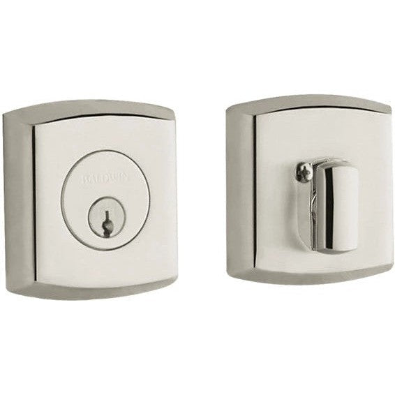 Baldwin Estate 8285 Soho Deadbolt in Lifetime Polished Nickel finish