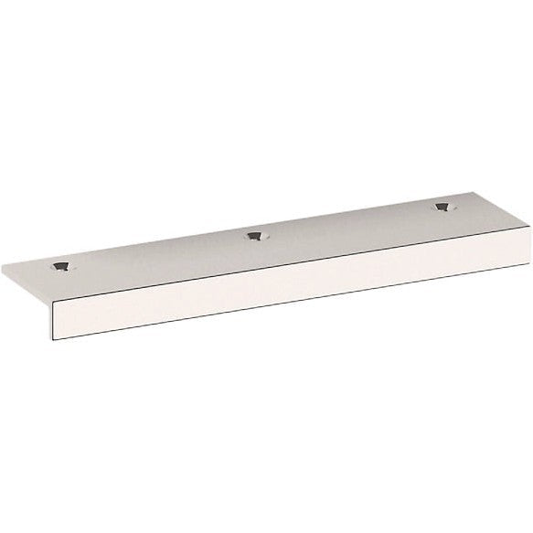 Baldwin Estate Edge Pull 4" in Lifetime Polished Nickel finish