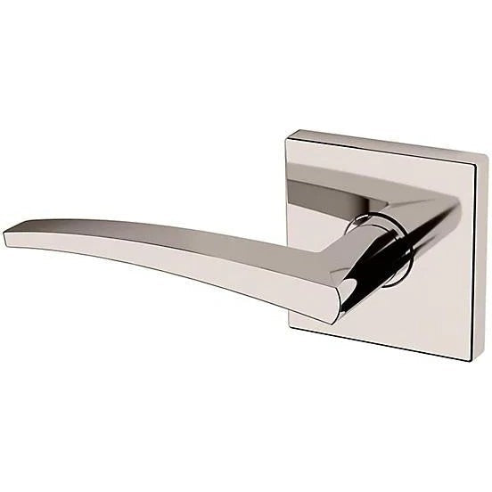 Baldwin Estate L022 Left Handed Half Dummy Lever with R017 Rosette in Lifetime Polished Nickel finish