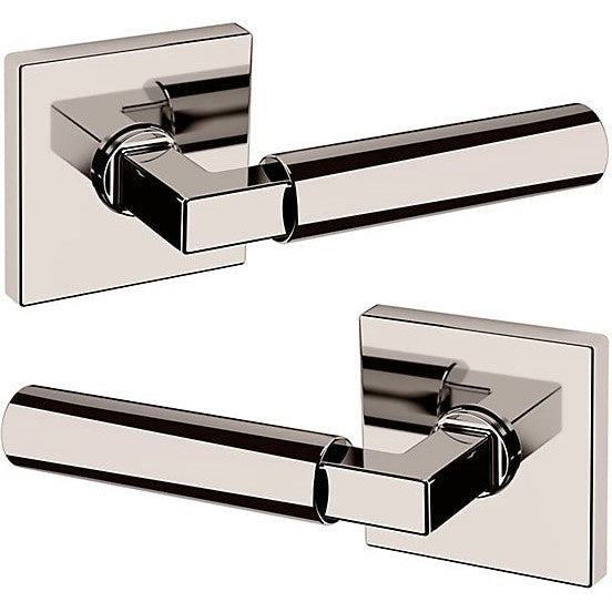 Baldwin Estate L029 Gramercy Passage Lever with R017 Rosette in Lifetime Polished Nickel finish